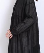 コットンラミースラブローン　2wayワンピース